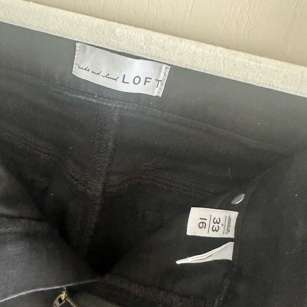 LOFT Black Jeans